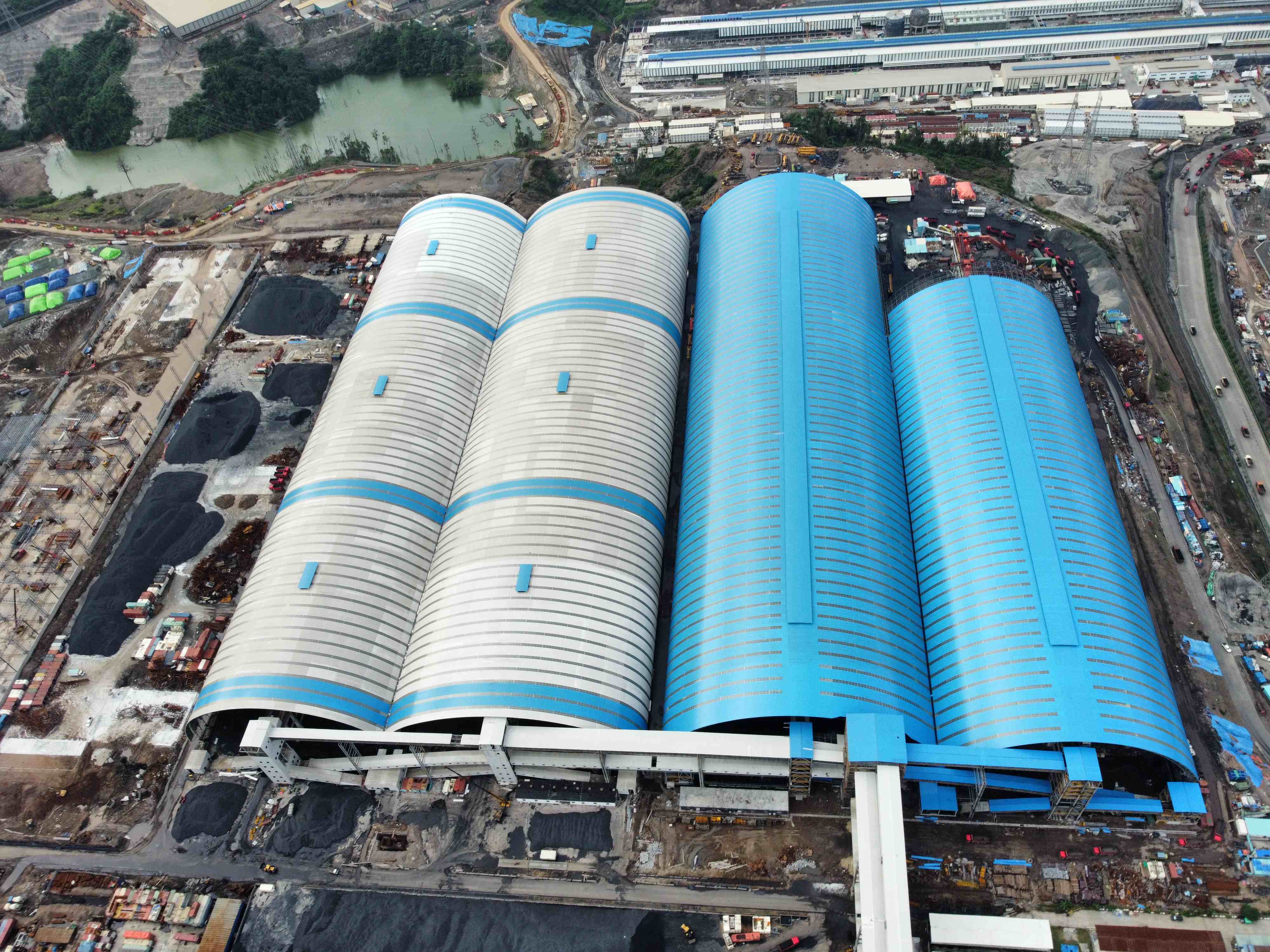 旭陽偉山(印尼)煤棚網(wǎng)架項目 旭陽偉山(印尼)煤棚網(wǎng)架項目